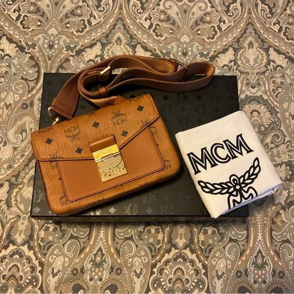 MCM Millie Crossbody Bag in Visetos - Picture 6 of 15